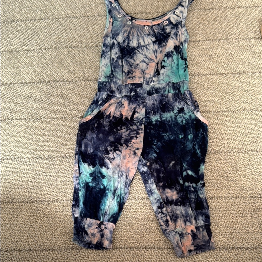 Sofi Tie-Dye Sleeveless Jumpsuit girls size 3T